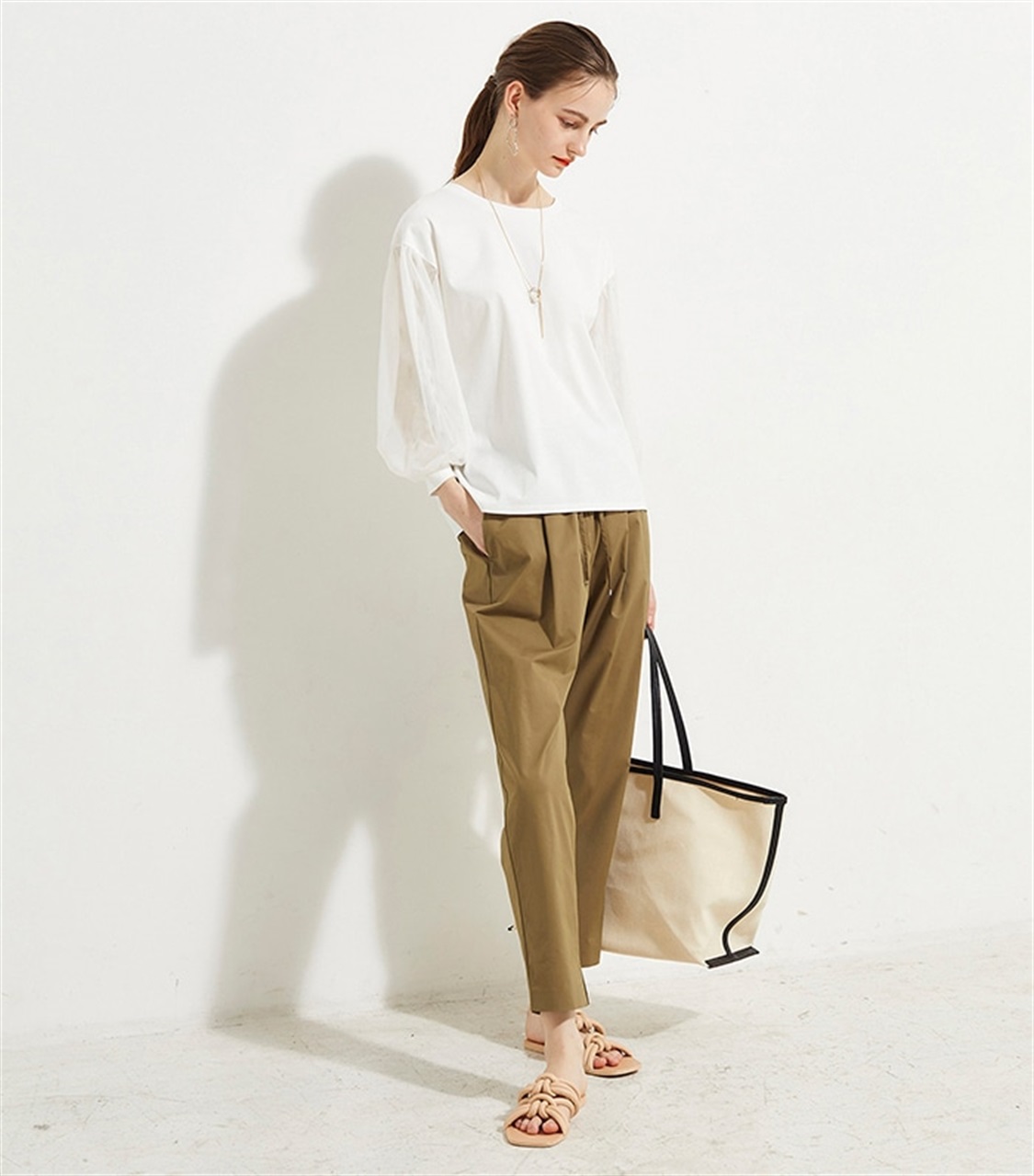 LE SOUK HOLIDAY チュールレース袖プルオーバー_sub_7