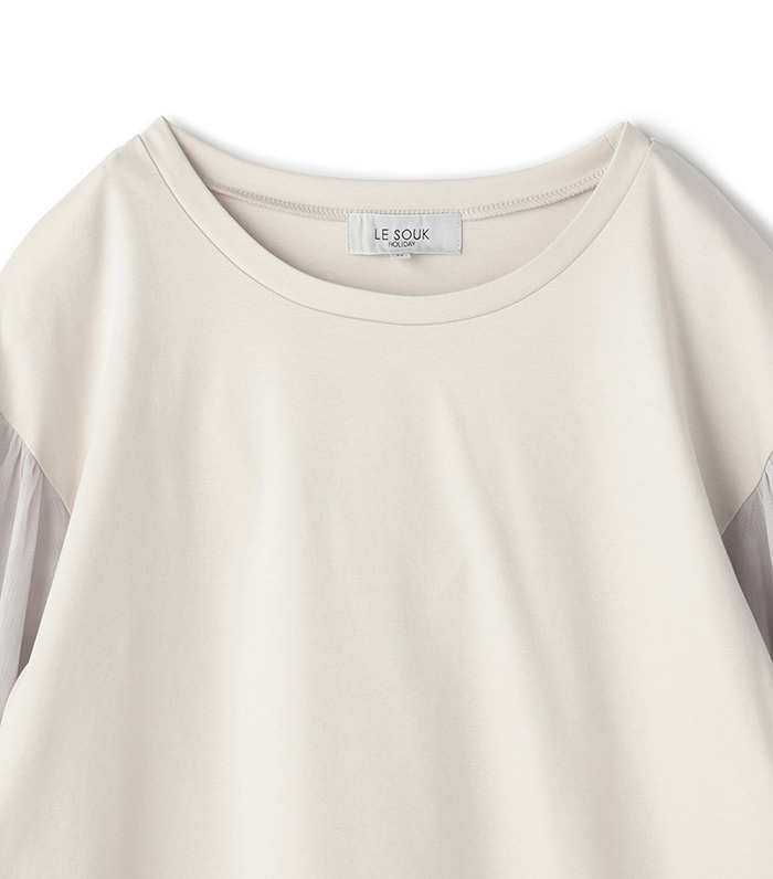 LE SOUK HOLIDAY チュールレース袖プルオーバー_sub_13