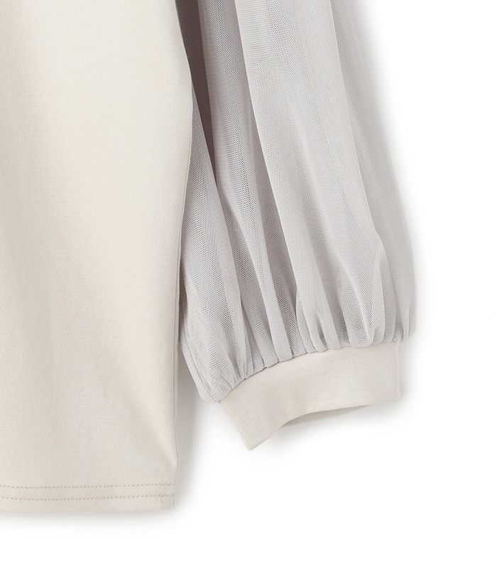 LE SOUK HOLIDAY チュールレース袖プルオーバー_sub_14