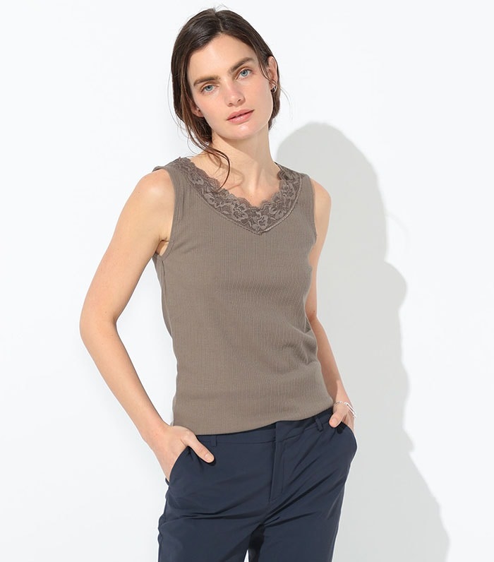 LE SOUK HOLIDAY レースタンクトップ_sub_5