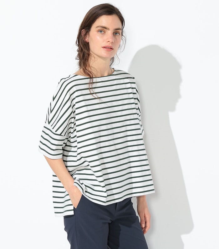 LE SOUK HOLIDAY ゆるシルエットボーダープルオーバー_sub_3