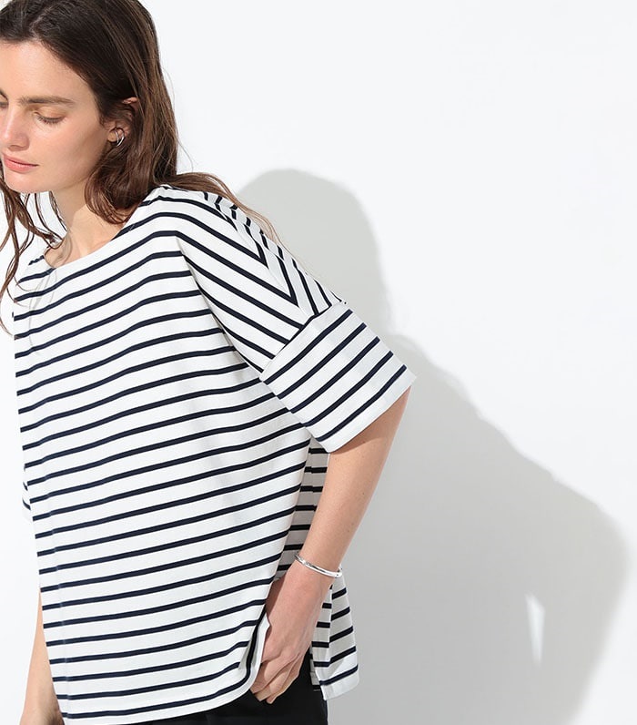 LE SOUK HOLIDAY ゆるシルエットボーダープルオーバー_sub_9