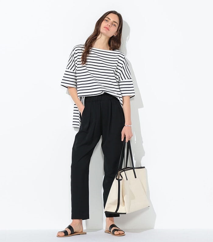 LE SOUK HOLIDAY ゆるシルエットボーダープルオーバー_sub_10