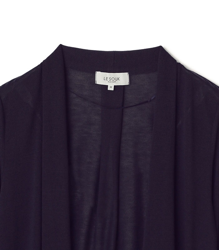LE SOUK HOLIDAY ミドル丈ドレープカーディガン_sub_15