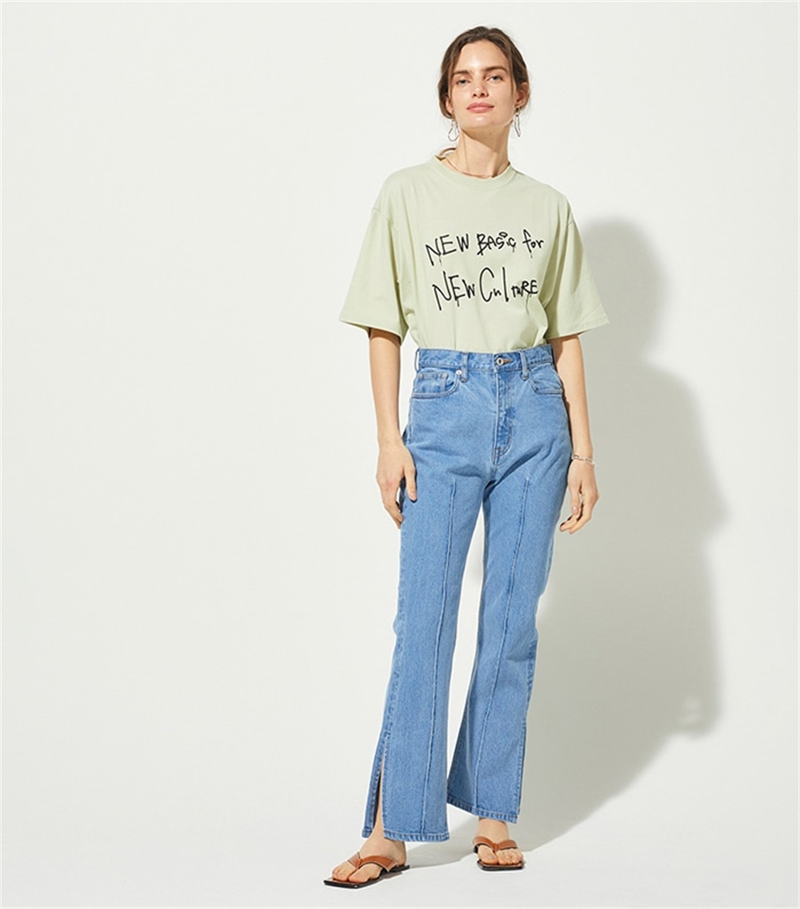 LE SOUK HOLIDAY koeコラボビックシルエットプリントTシャツ_sub_6