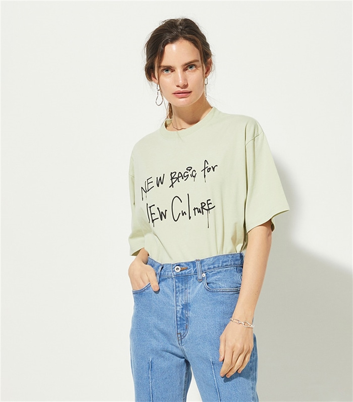 LE SOUK HOLIDAY koeコラボビックシルエットプリントTシャツ_sub_7