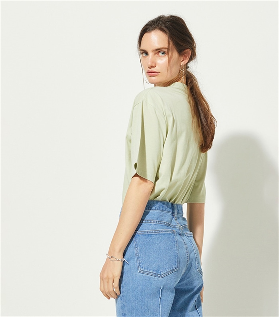 LE SOUK HOLIDAY koeコラボビックシルエットプリントTシャツ_sub_8