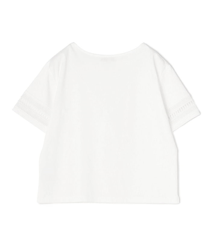 LE SOUK HOLIDAY 袖レースプルオーバーTシャツ_sub_7