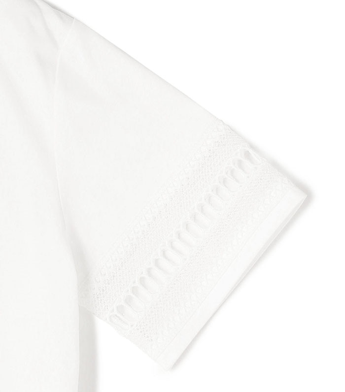 LE SOUK HOLIDAY 袖レースプルオーバーTシャツ_sub_9