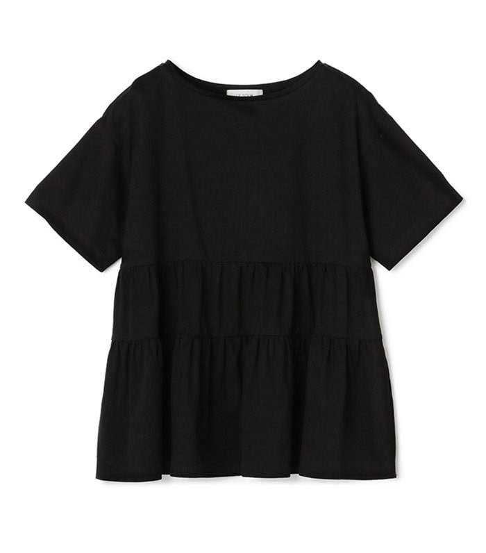 LE SOUK HOLIDAY ボートネックティアード半袖プルオーバー_sub_10