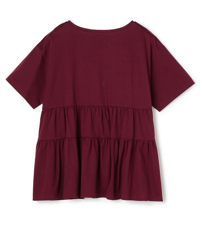 LE SOUK HOLIDAY ボートネックティアード半袖プルオーバー_sub_12