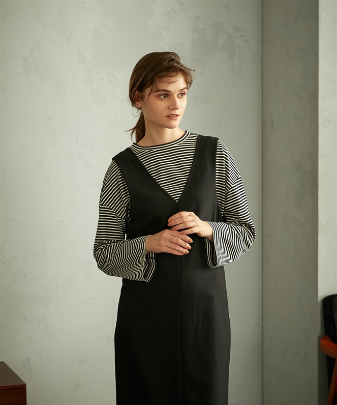 LE SOUK HOLIDAY ボーダーゆるシルエットプルオーバー_sub_3