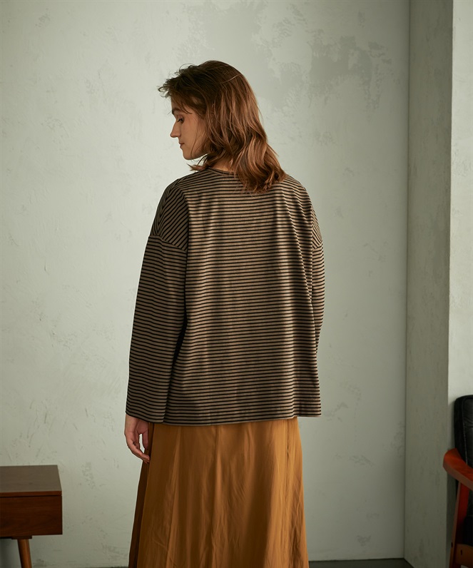 LE SOUK HOLIDAY ボーダーゆるシルエットプルオーバー_sub_6