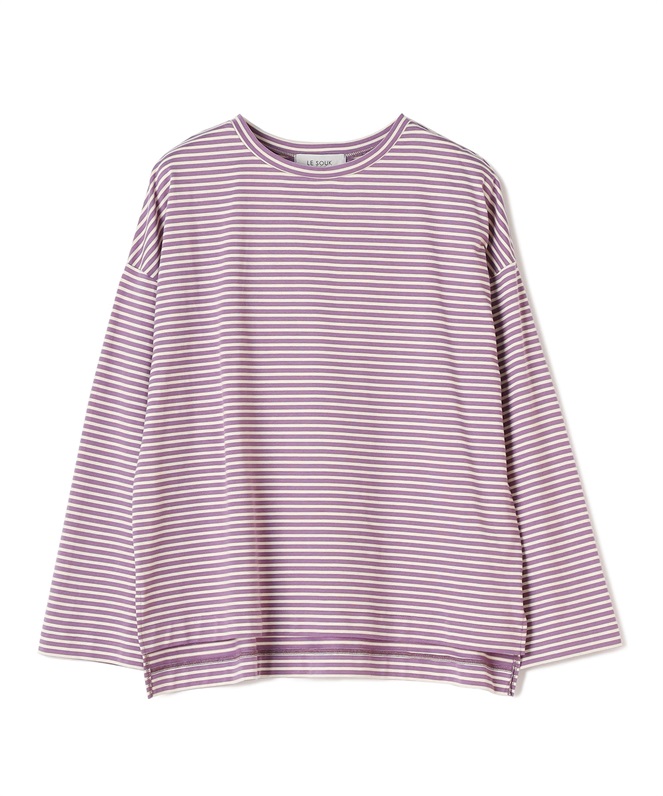 LE SOUK HOLIDAY ボーダーゆるシルエットプルオーバー_sub_11