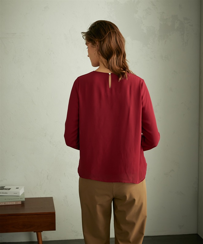 LE SOUK HOLIDAY シフォン重ねTブラウス_sub_9