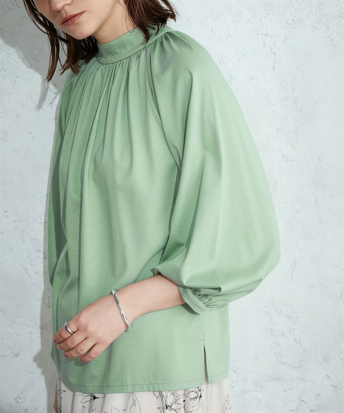 LE SOUK HOLIDAY ギャザーネックプルオーバー_sub_3