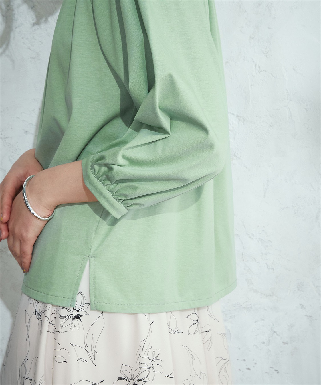 LE SOUK HOLIDAY ギャザーネックプルオーバー_sub_4