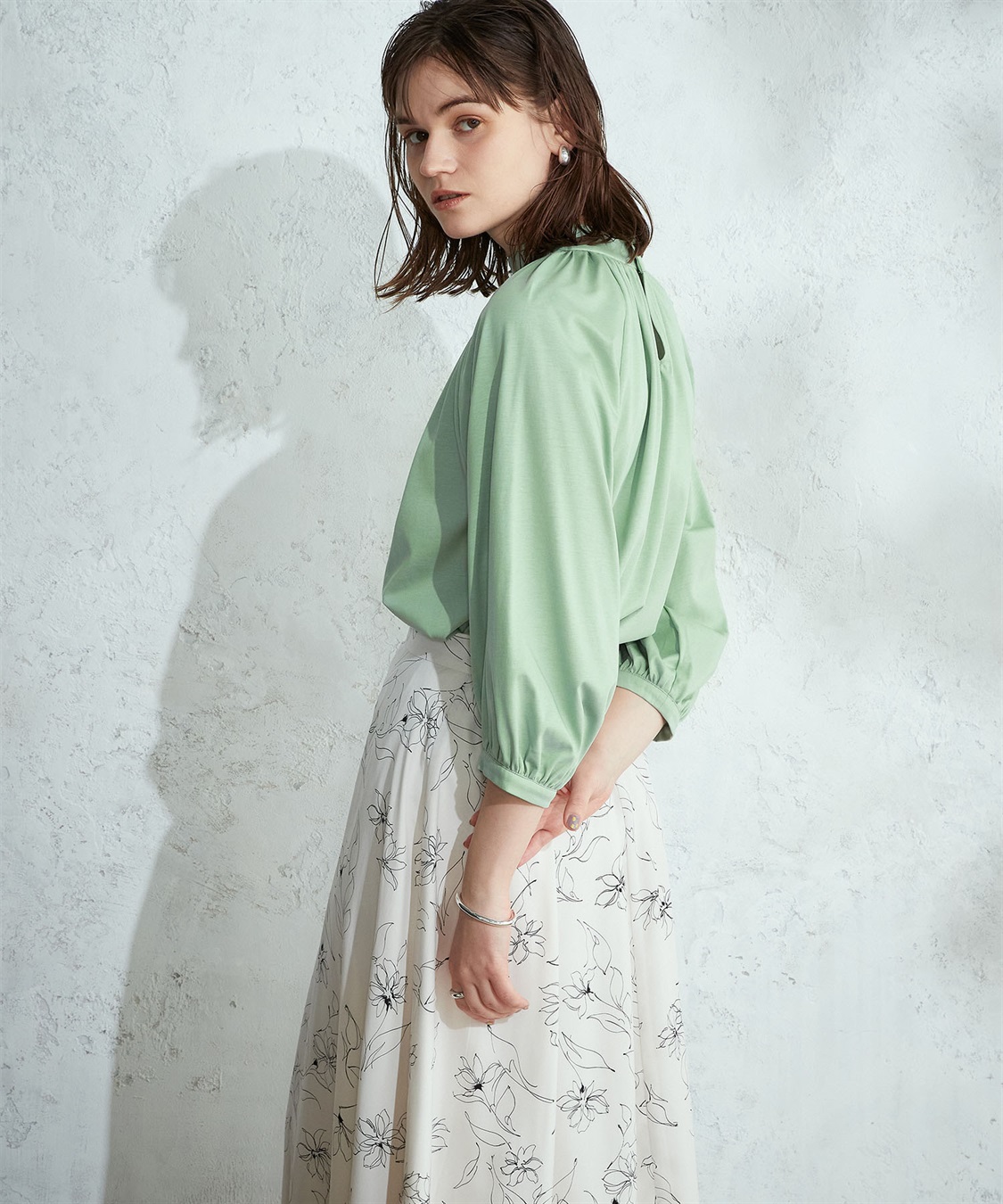 LE SOUK HOLIDAY ギャザーネックプルオーバー_sub_11