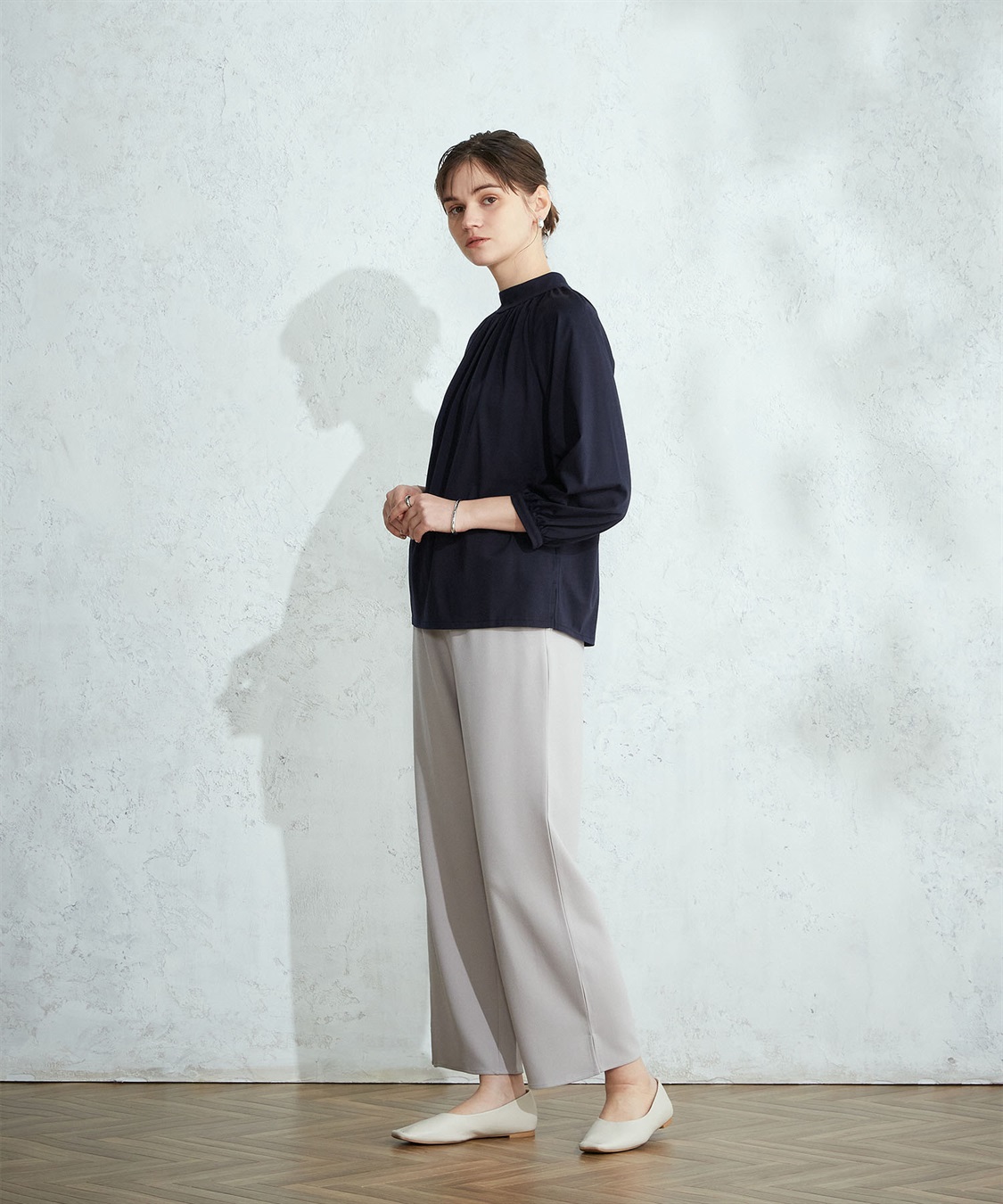 LE SOUK HOLIDAY ギャザーネックプルオーバー_sub_12