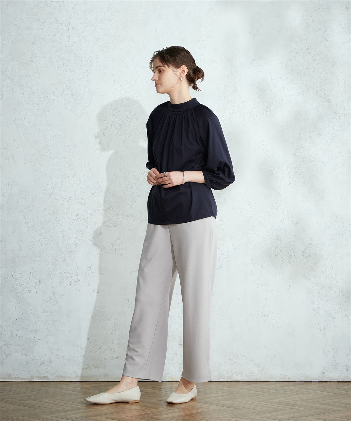 LE SOUK HOLIDAY ギャザーネックプルオーバー_sub_14