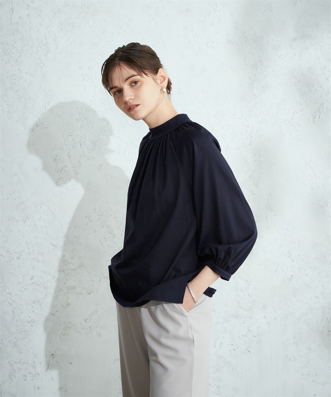 LE SOUK HOLIDAY ギャザーネックプルオーバー_sub_15