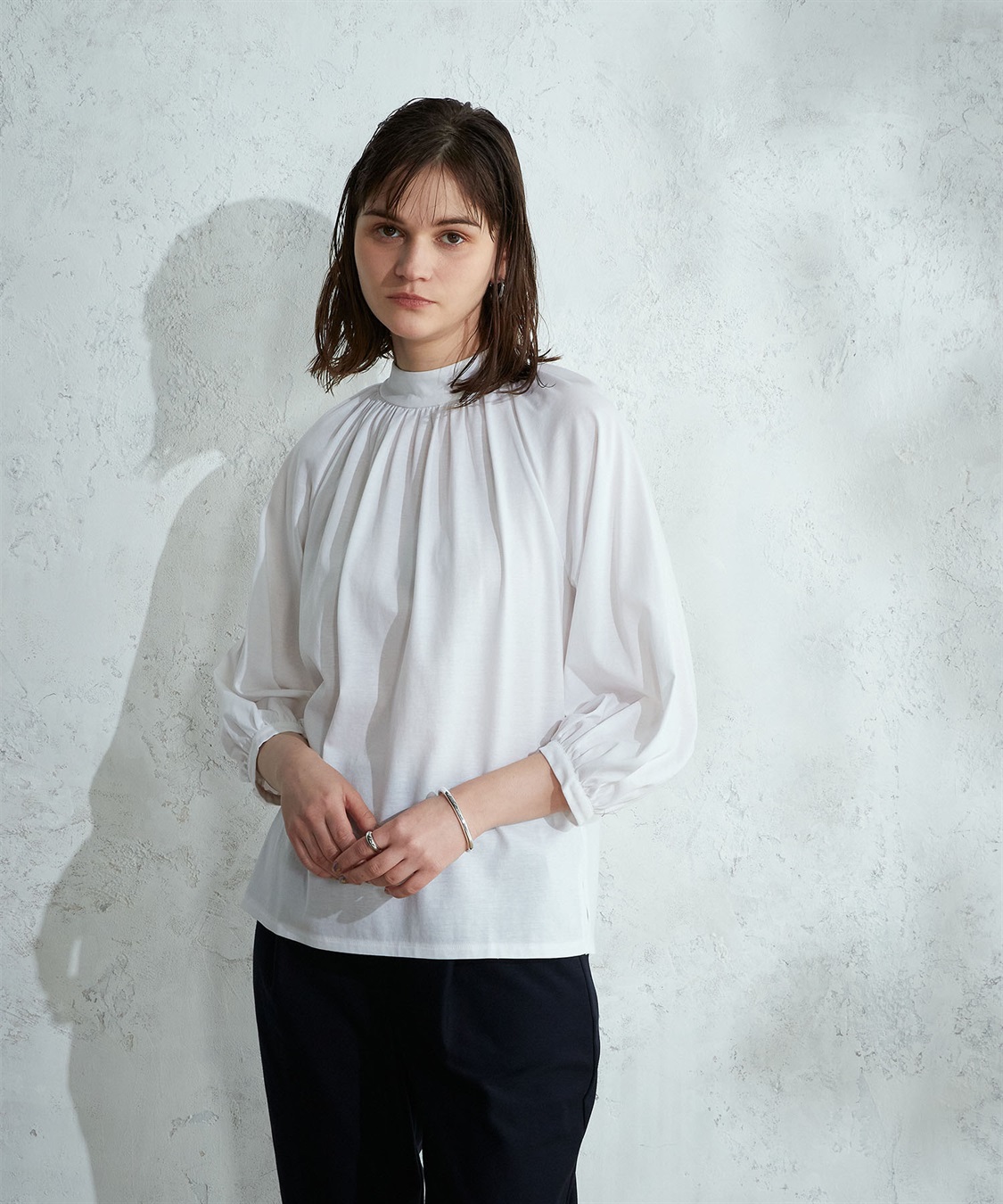 LE SOUK HOLIDAY ギャザーネックプルオーバー_sub_18