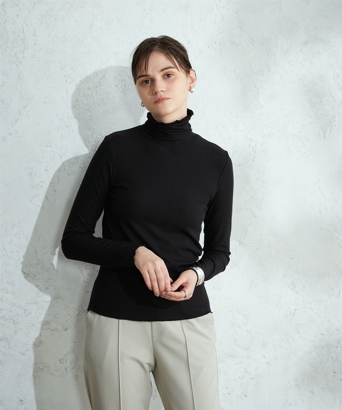 LE SOUK HOLIDAY シアーハイネックT_sub_4