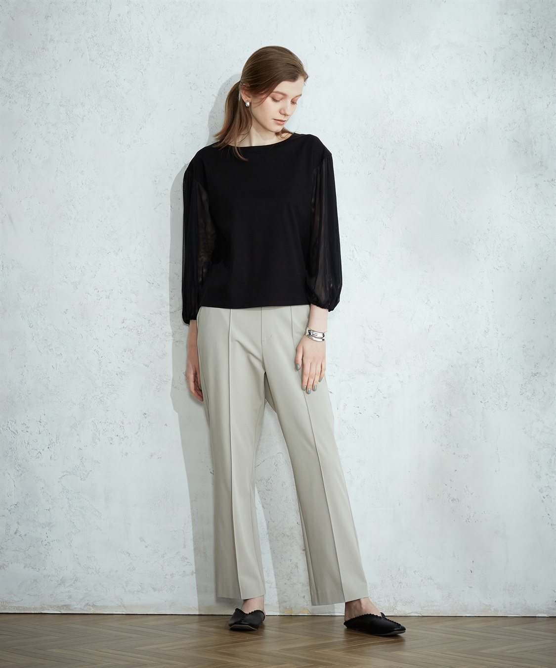 LE SOUK HOLIDAY チュールスリーブプルオーバー_sub_3