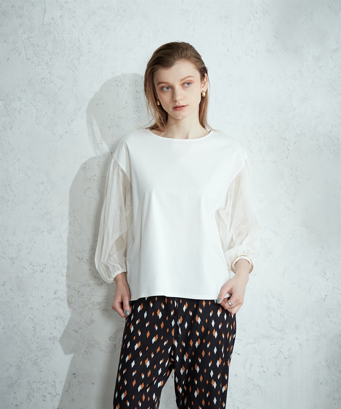 LE SOUK HOLIDAY チュールスリーブプルオーバー_sub_4