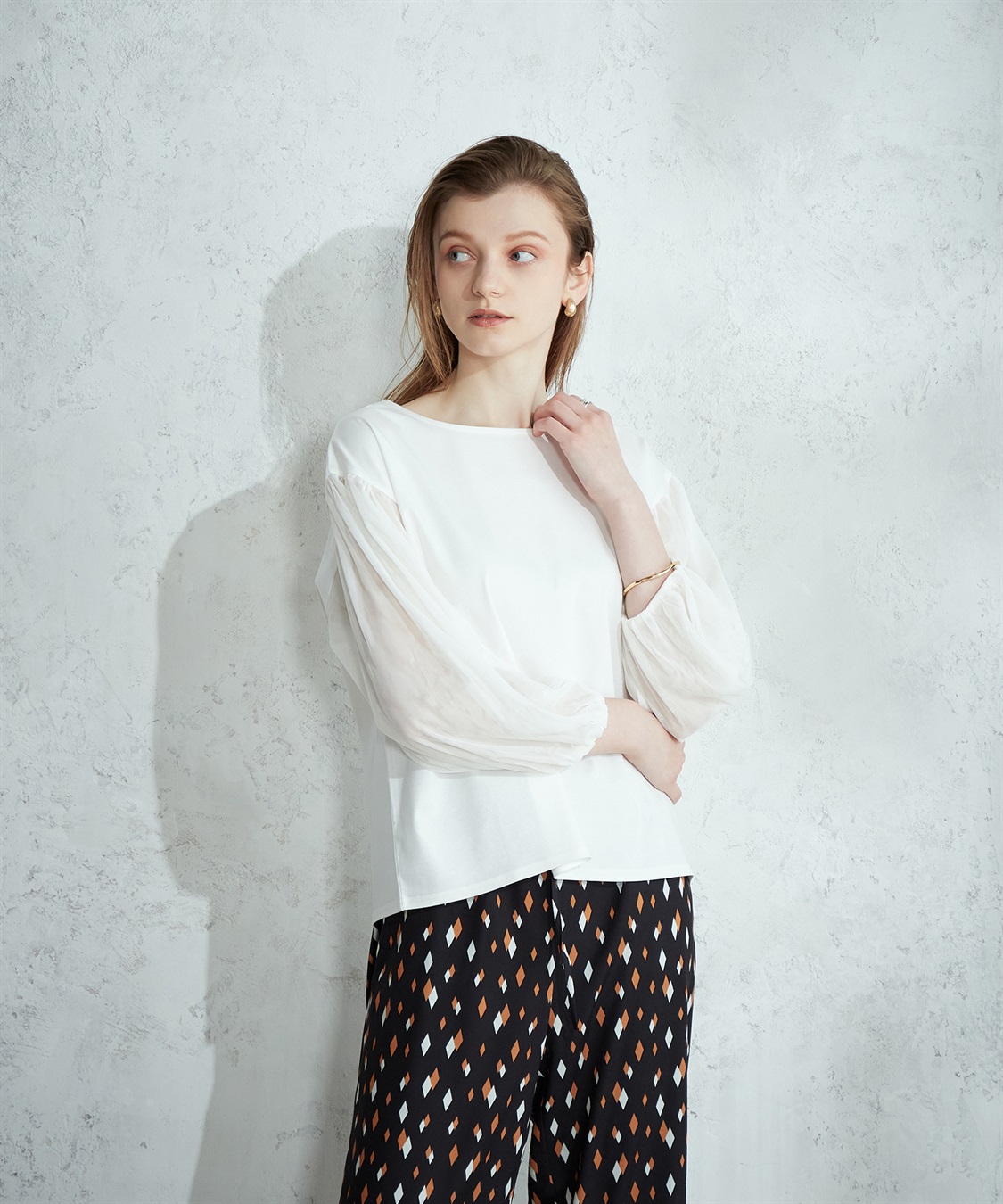 LE SOUK HOLIDAY チュールスリーブプルオーバー_sub_5