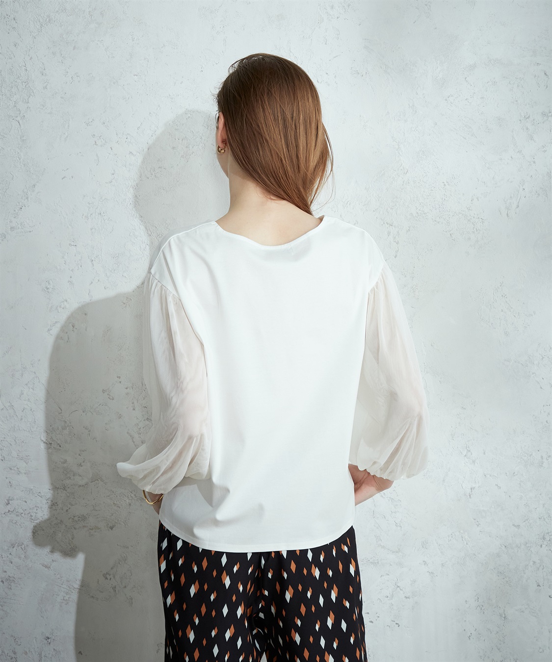 LE SOUK HOLIDAY チュールスリーブプルオーバー_sub_8