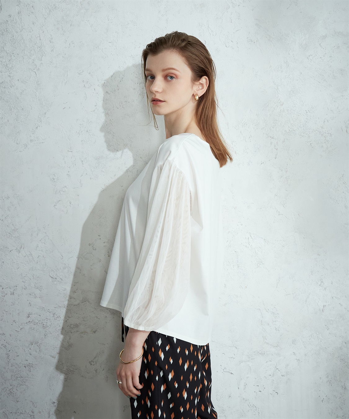 LE SOUK HOLIDAY チュールスリーブプルオーバー_sub_9