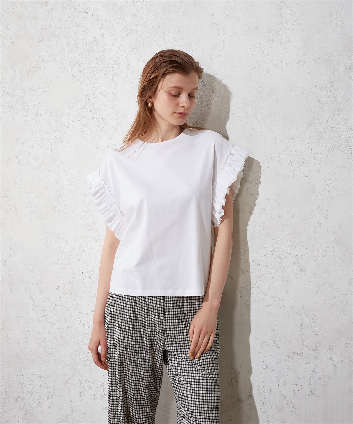 LE SOUK HOLIDAY フリルスリーブカットプルオーバー_sub_1