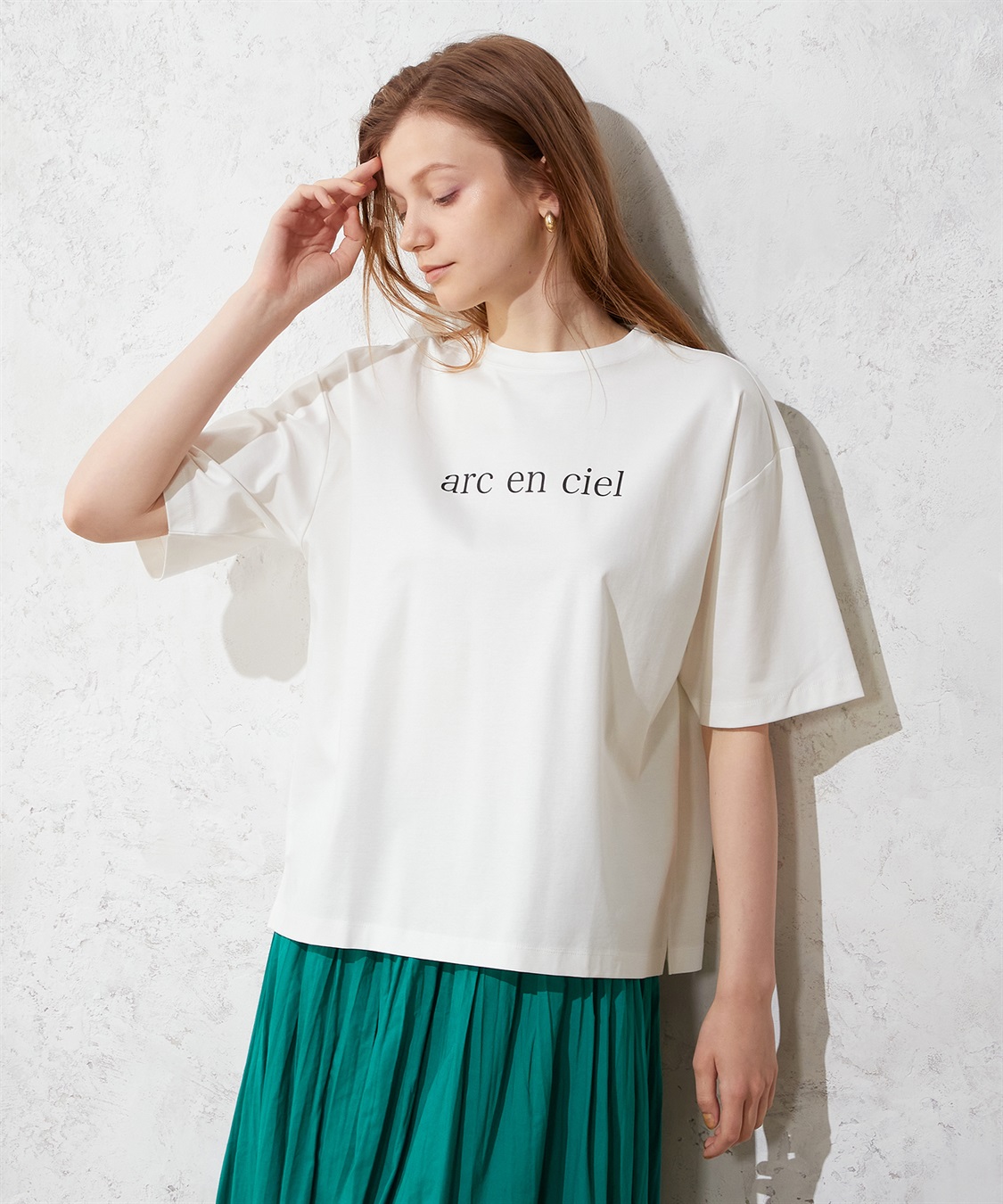 LE SOUK HOLIDAY モックネックロゴTシャツ_sub_1