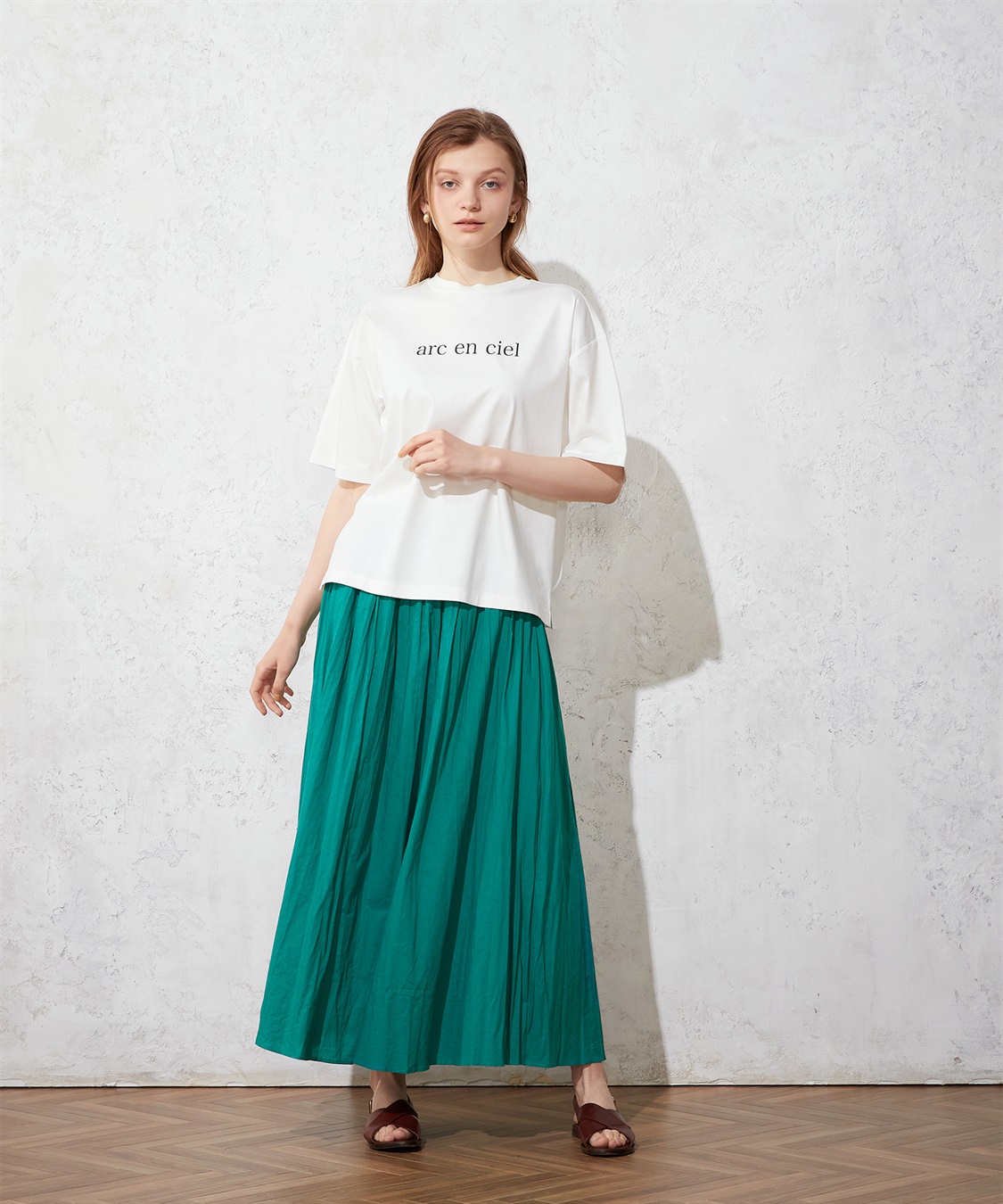 LE SOUK HOLIDAY モックネックロゴTシャツ_sub_2