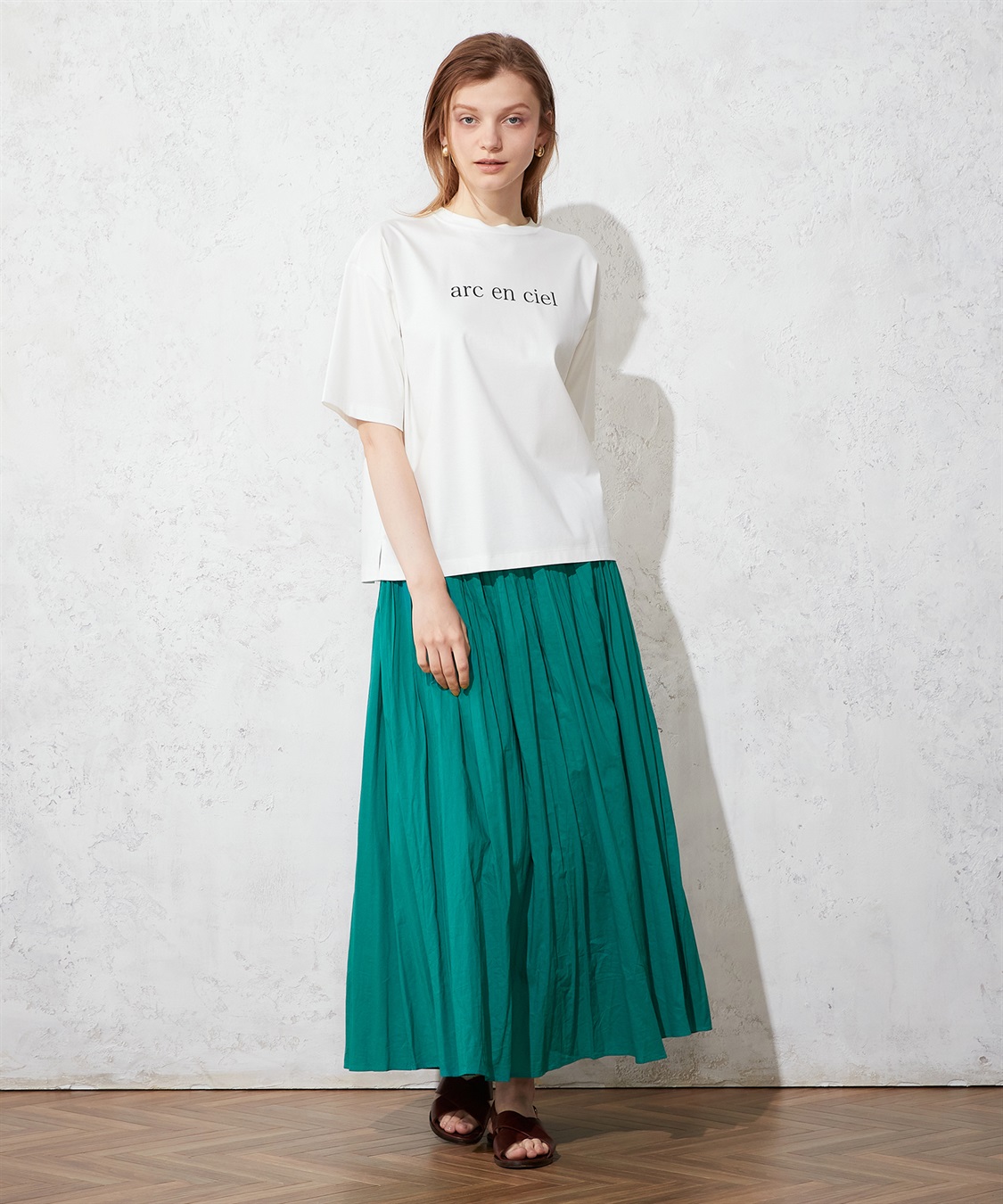 LE SOUK HOLIDAY モックネックロゴTシャツ_sub_3