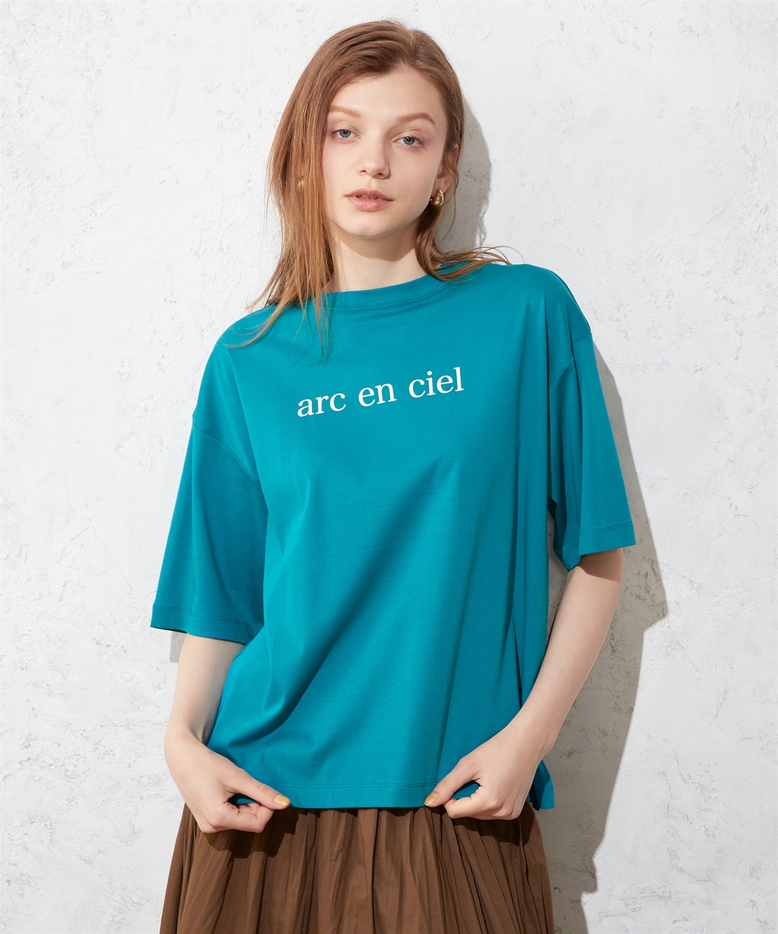 LE SOUK HOLIDAY モックネックロゴTシャツ_sub_4
