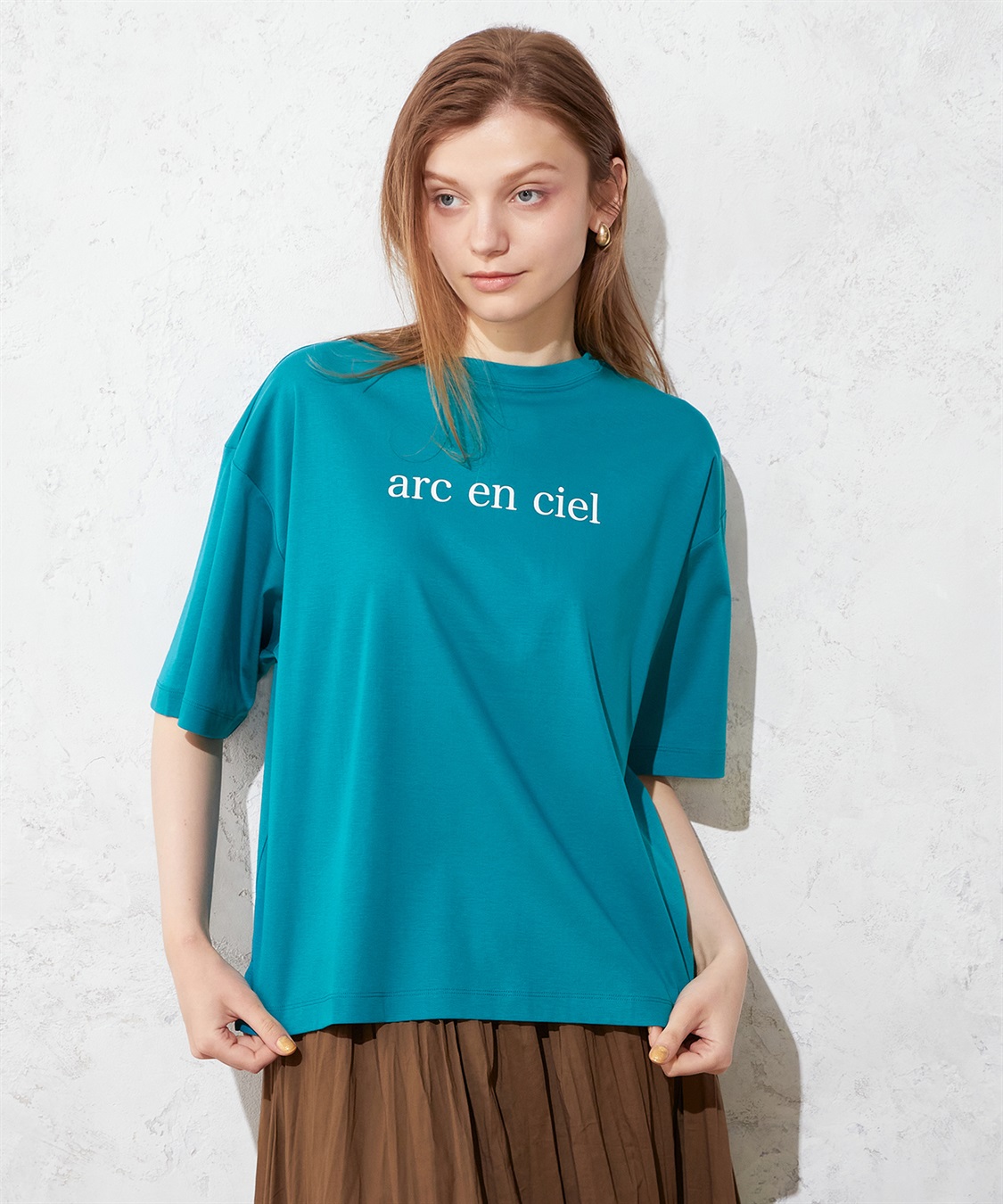 LE SOUK HOLIDAY モックネックロゴTシャツ_sub_5