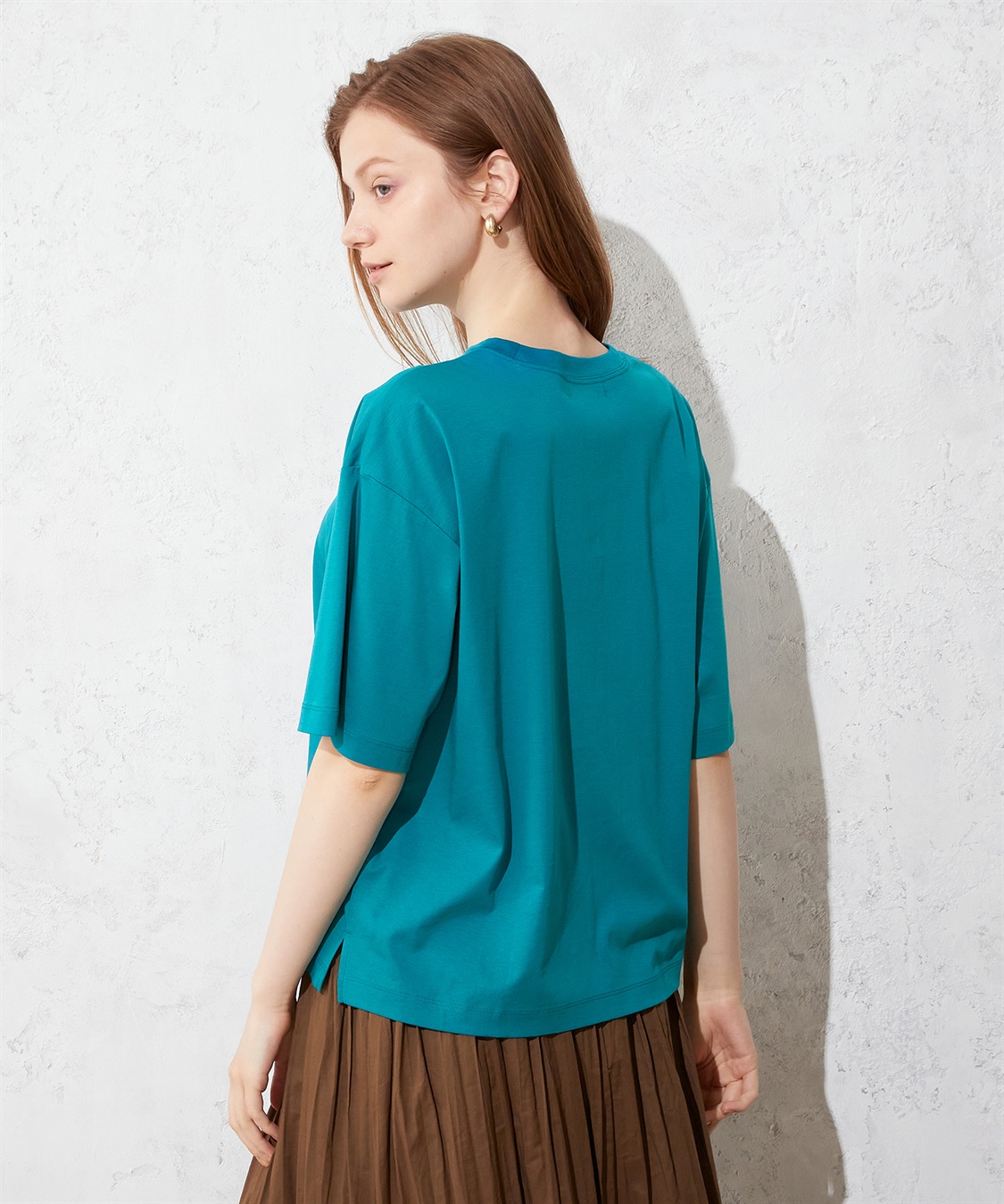 LE SOUK HOLIDAY モックネックロゴTシャツ_sub_9