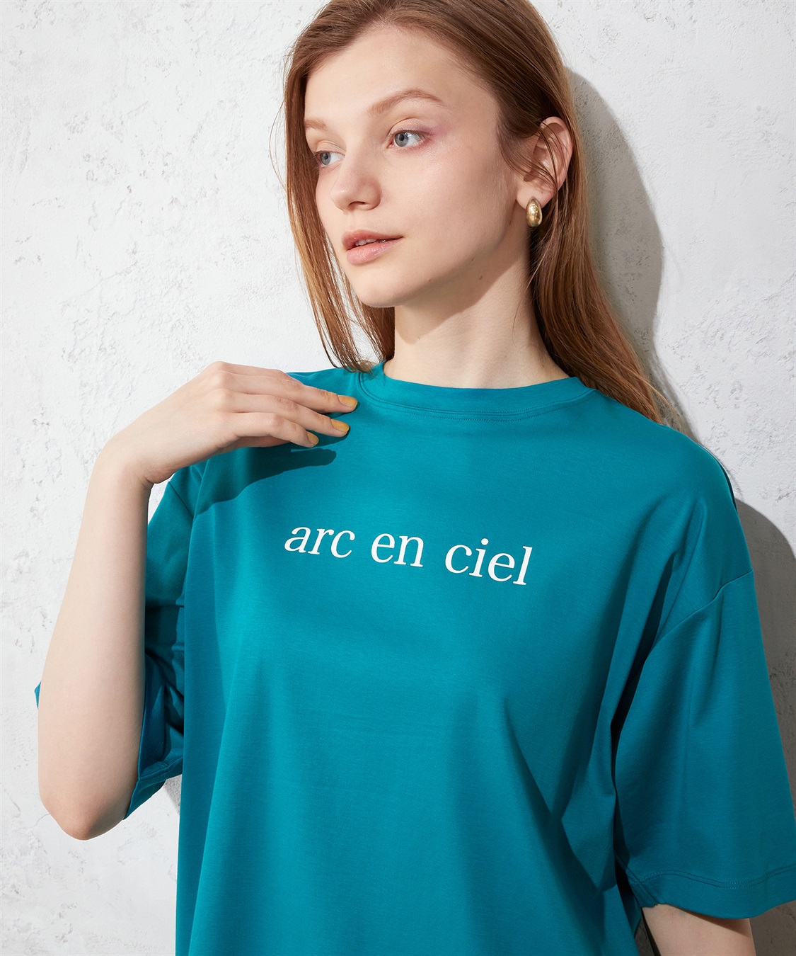 LE SOUK HOLIDAY モックネックロゴTシャツ_sub_10