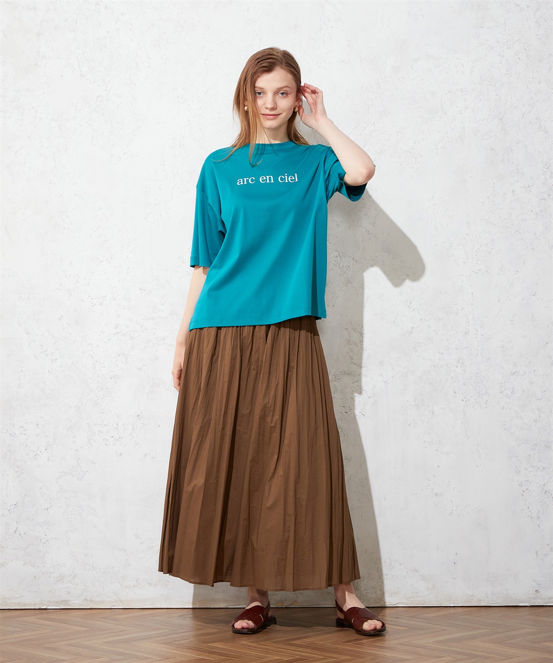 LE SOUK HOLIDAY モックネックロゴTシャツ_sub_12