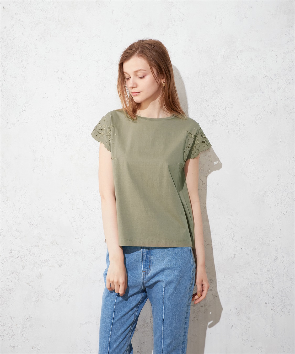 LE SOUK HOLIDAY 刺しゅうスリーブプルオーバー_sub_2