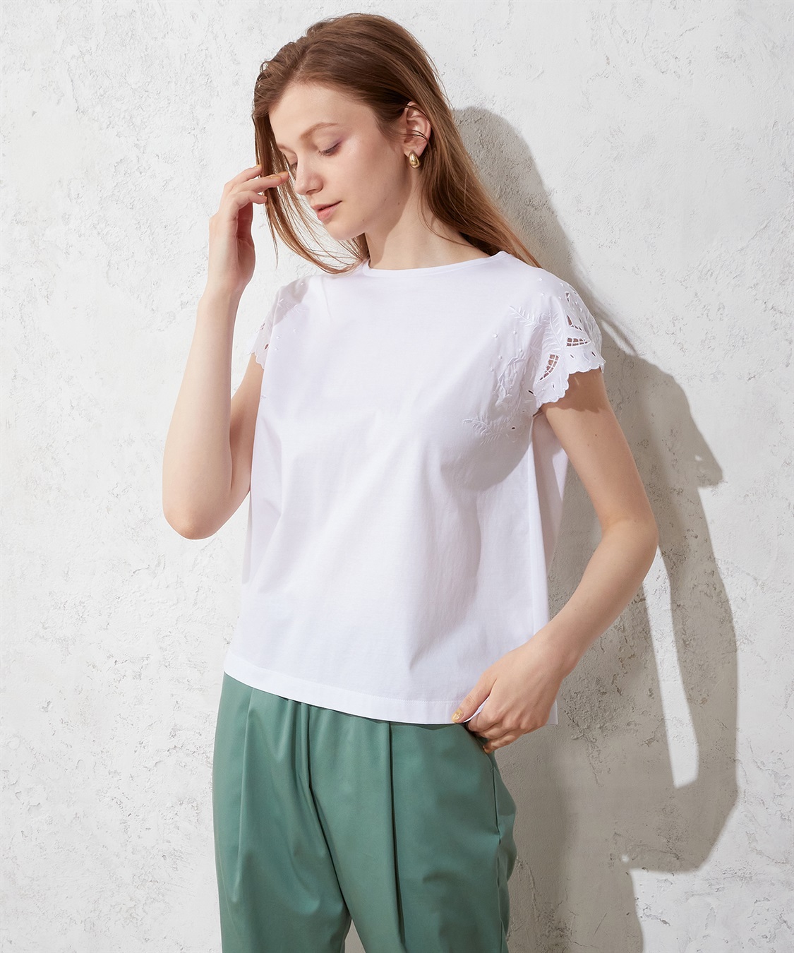 LE SOUK HOLIDAY 刺しゅうスリーブプルオーバー_sub_9