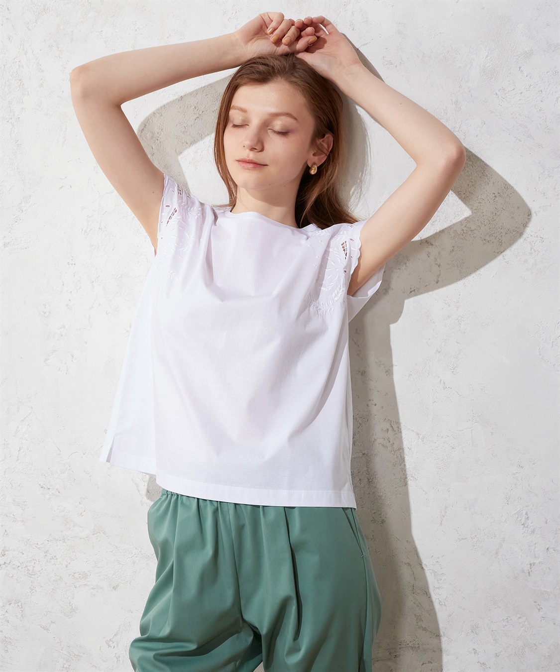 LE SOUK HOLIDAY 刺しゅうスリーブプルオーバー_sub_10