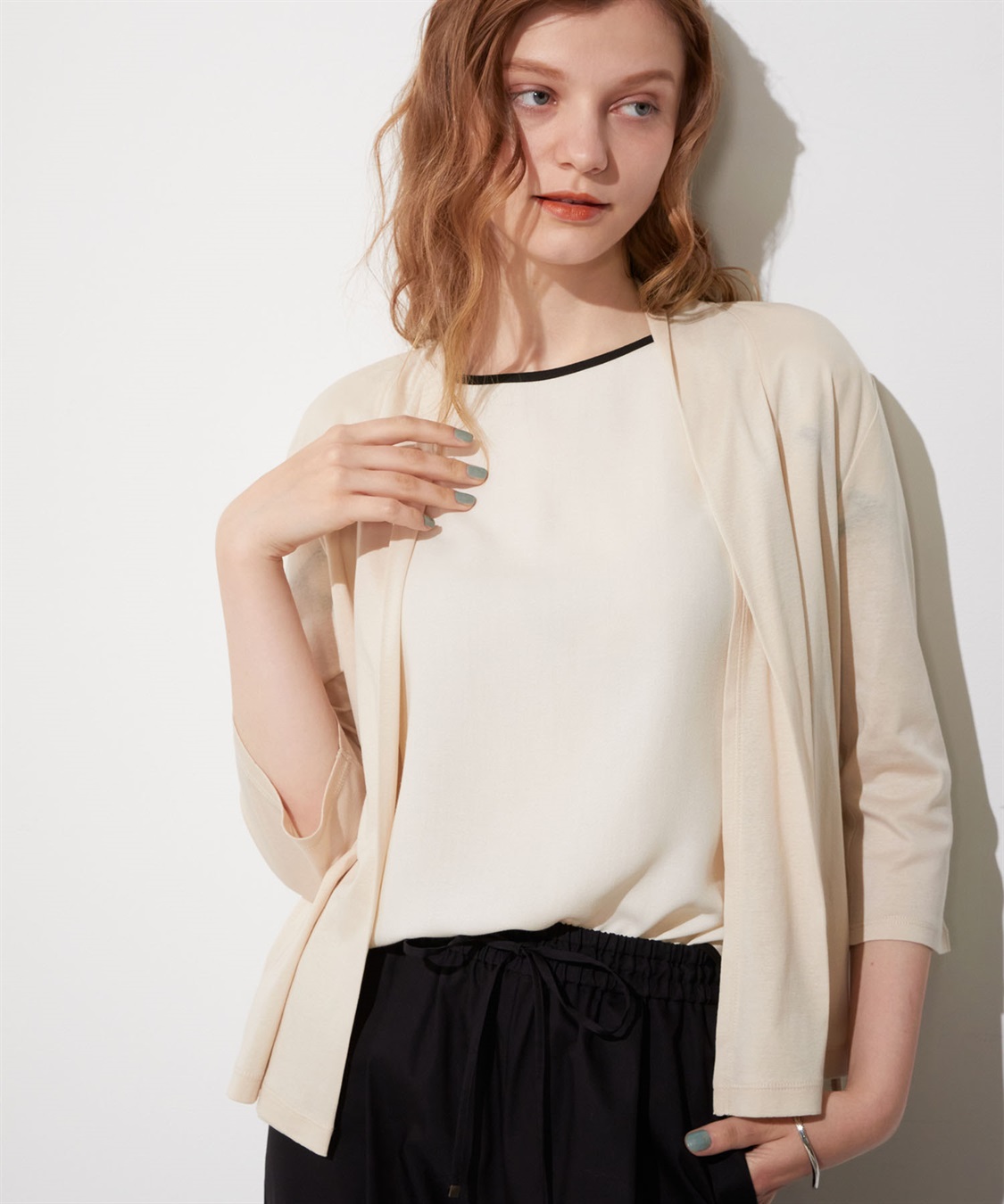 LE SOUK HOLIDAY シルケットトッパーカーディガン_sub_1