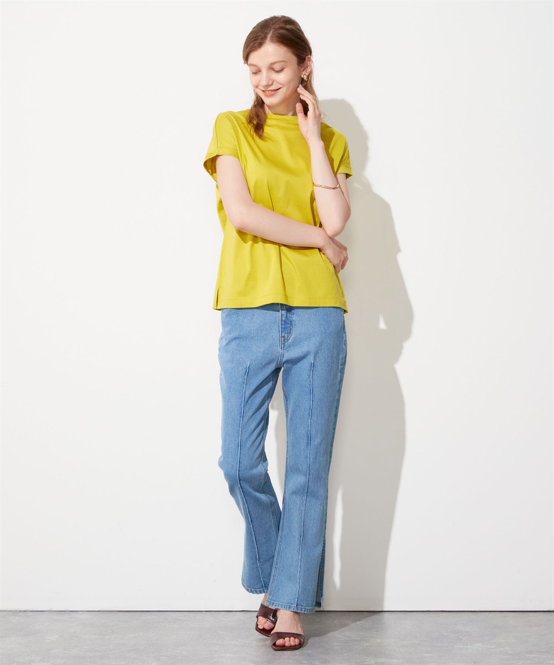 モックネックTシャツ LE SOUK HOLIDAY｜クロスプラス公式通販サイト