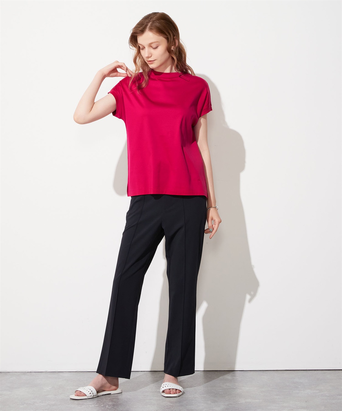 LE SOUK HOLIDAY モックネックTシャツ_sub_18