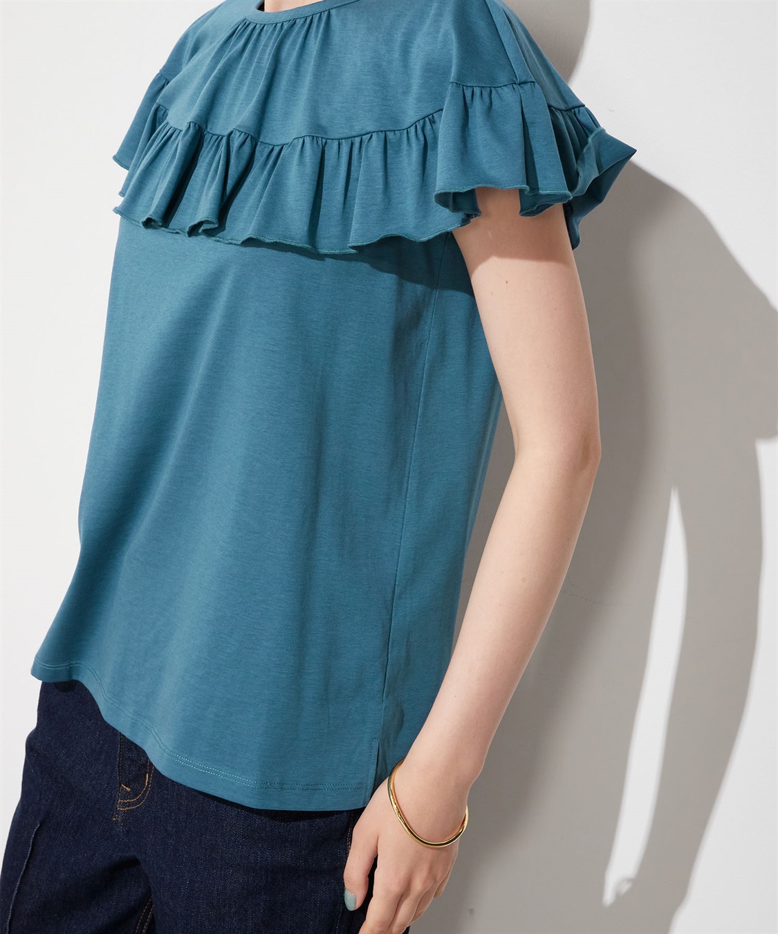 LE SOUK HOLIDAY フリルネックプルオーバー_sub_6