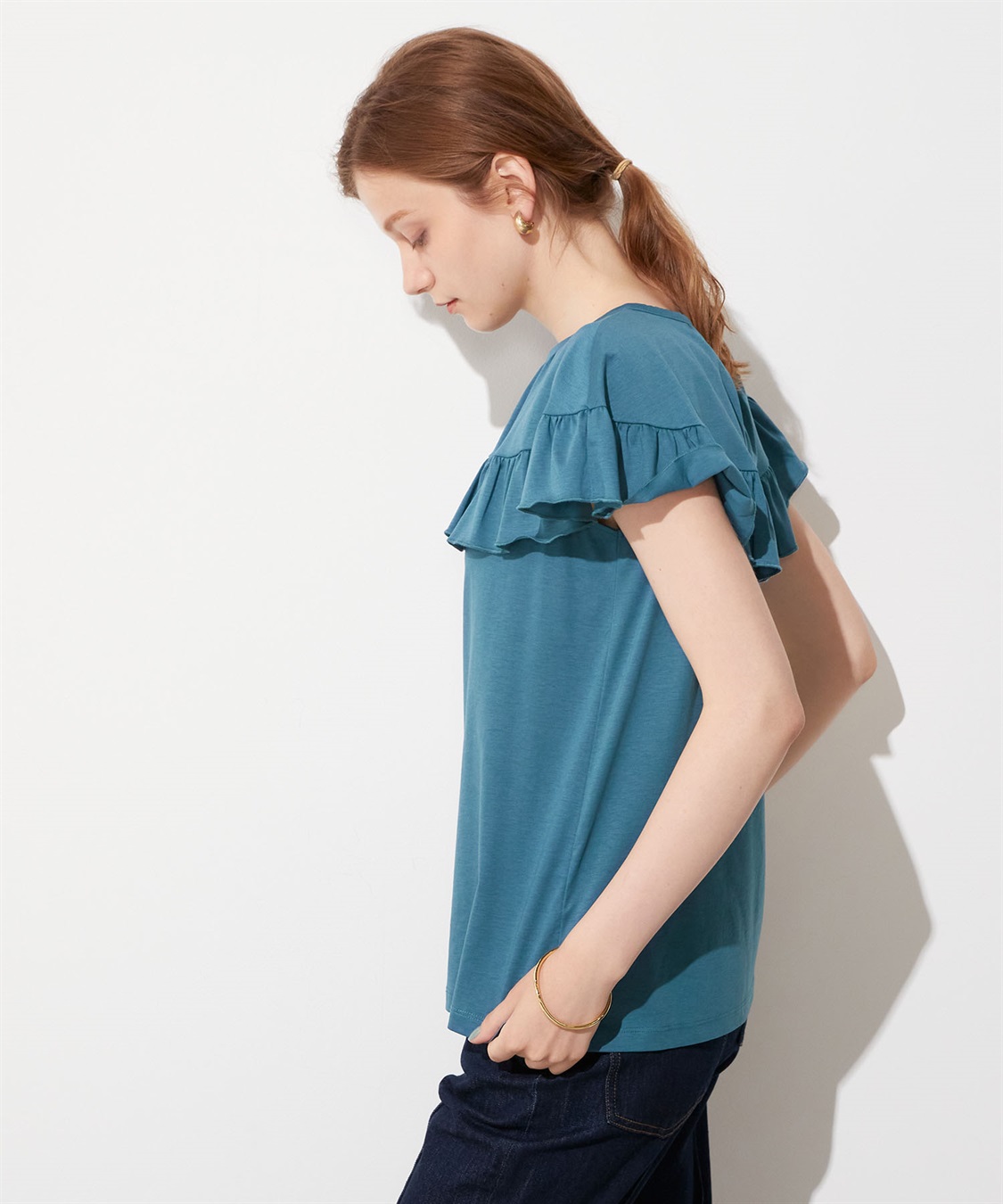 LE SOUK HOLIDAY フリルネックプルオーバー_sub_8