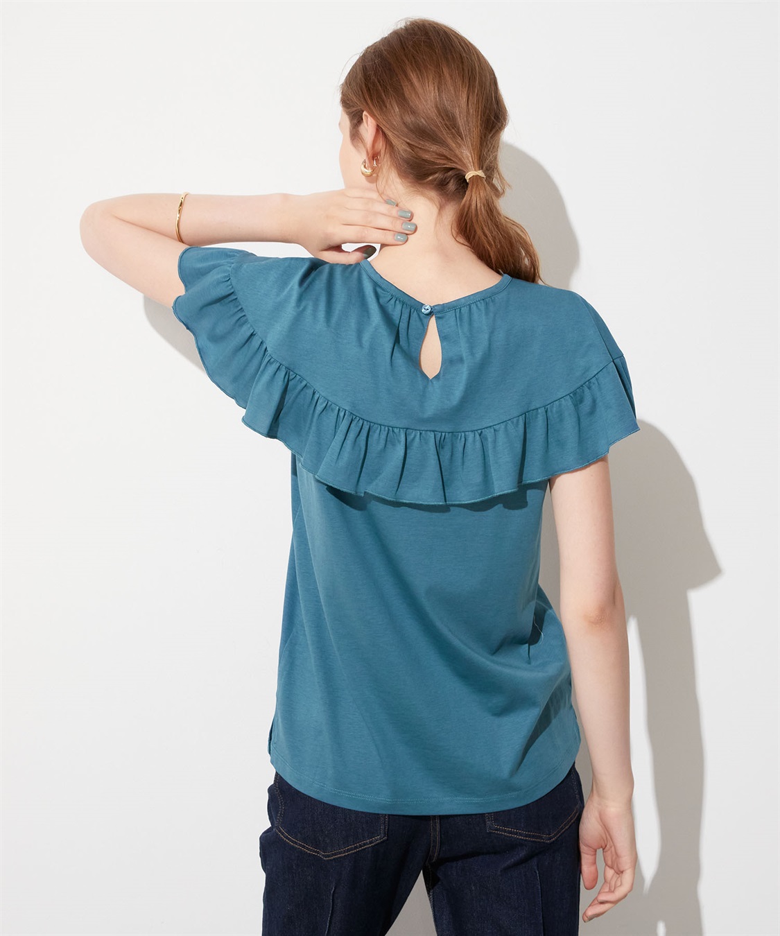 LE SOUK HOLIDAY フリルネックプルオーバー_sub_9